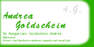 andrea goldschein business card